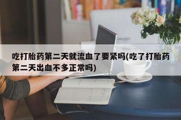 堕胎药吃打胎药第二天就流血了要紧吗(吃了打胎药第二天出血不多正常吗)